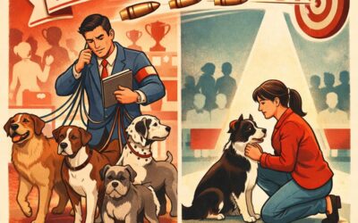 Infinite Bullets in Dog Shows: Professional Handlers vs Owner-Handlers